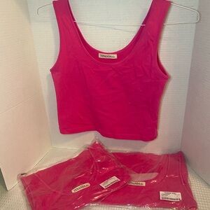 Tenanda Pink Crop Top